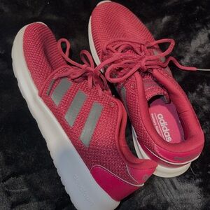 Burgundy Adidas Tennis Shoes Size 6